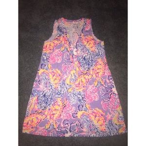 Lilly Pulitzer So Snappy Sleeveless Swing Dress L
